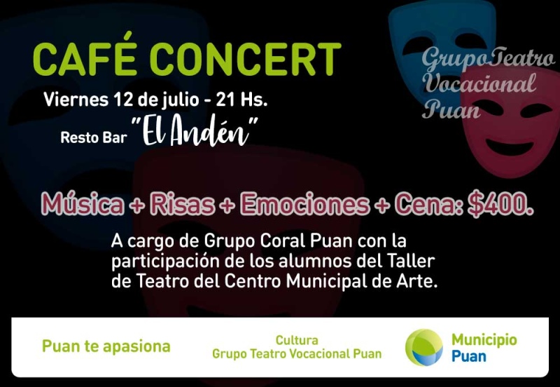 Café concert en "El Andén"