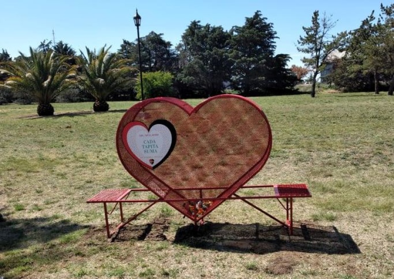 La propuesta de reciclado "Corazón solidario" llegó a Bordenave
