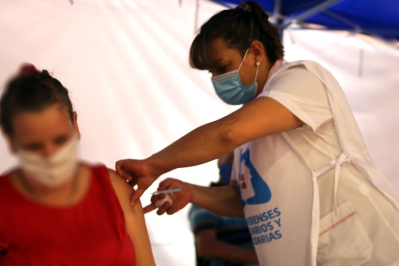 Covid: Continúa la vacunación itinerante