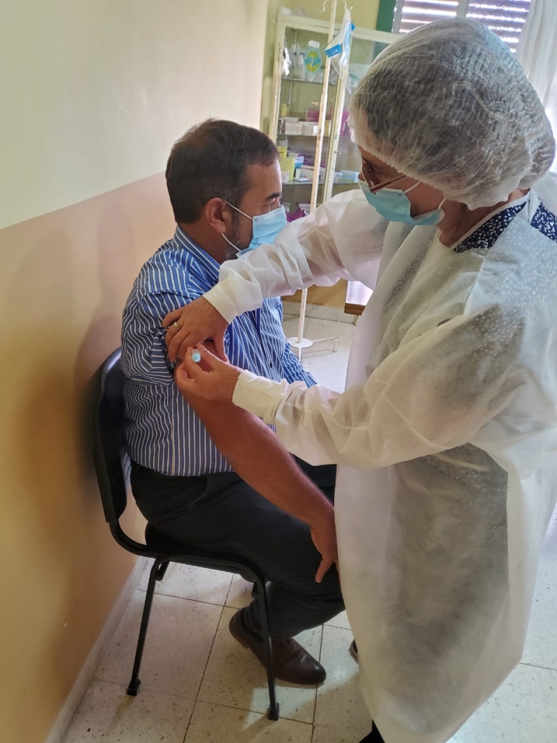 Distrito: Avanza la vacunación contra el coronavirus