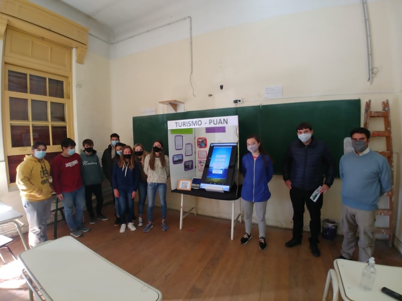 Proyecto turístico: Alumnos de la Escuela Técnica diseñan una app móvil