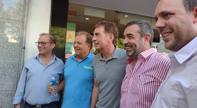 Castelli, Intelisano y Koller junto a Santilli en Coronel Suárez