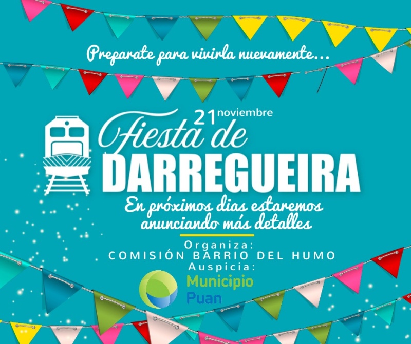 El 21 de noviembre llega la 9° Fiesta de Darregueira