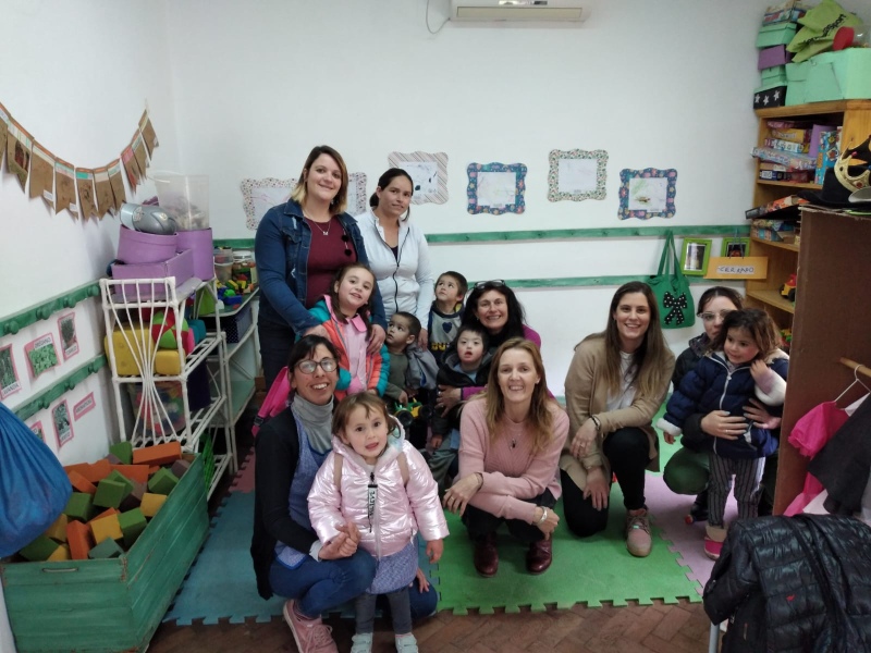 "Salud Comunitaria" visitó el Jardín de Infantes N° 908 de Azopardo